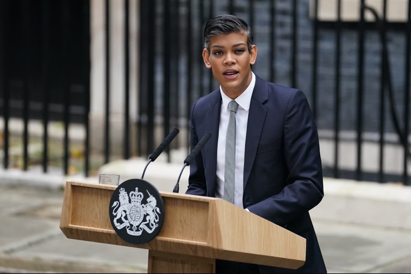 Rishi Sunak British Prime Minister Press Portrait
