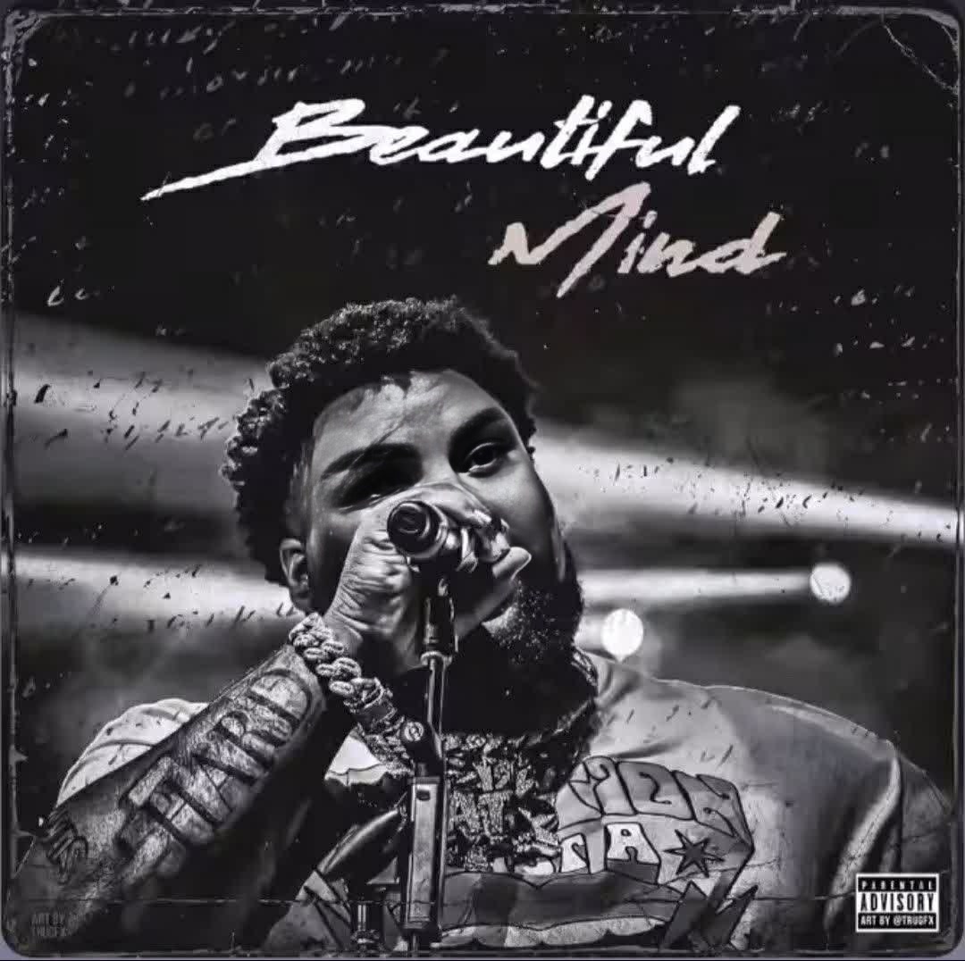 Rod Wave Beautiful Mind Press Portrait