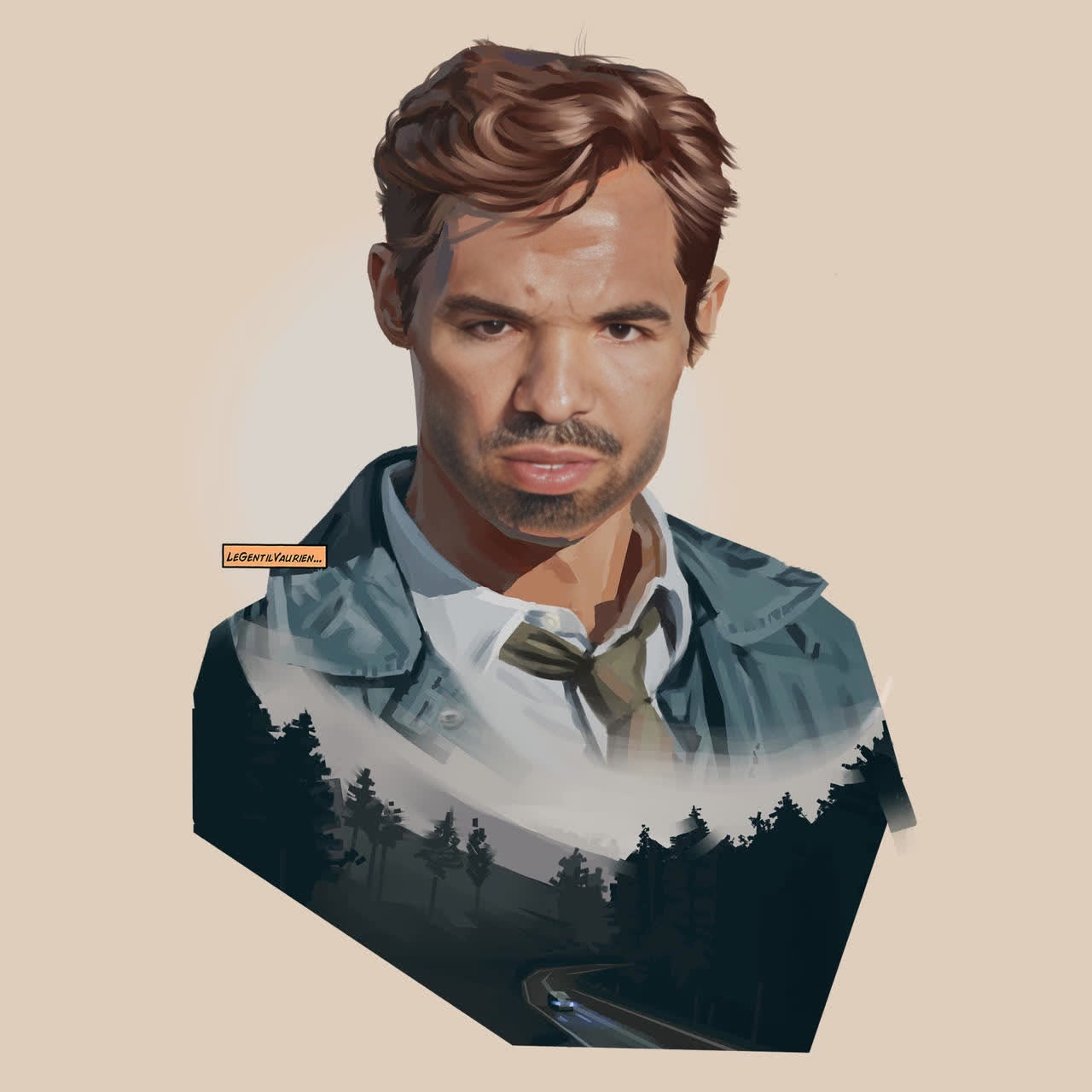 Rustin Cohle True Detective Season 1 Portrait