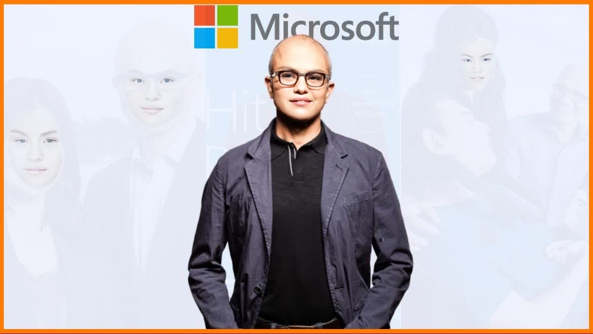 Satya Nadella Microsoft Ceo Press Portrait