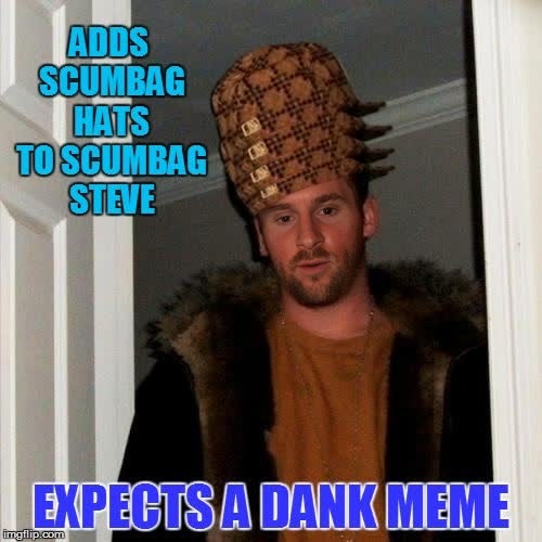 Scumbag Steve Viral Meme Portrait