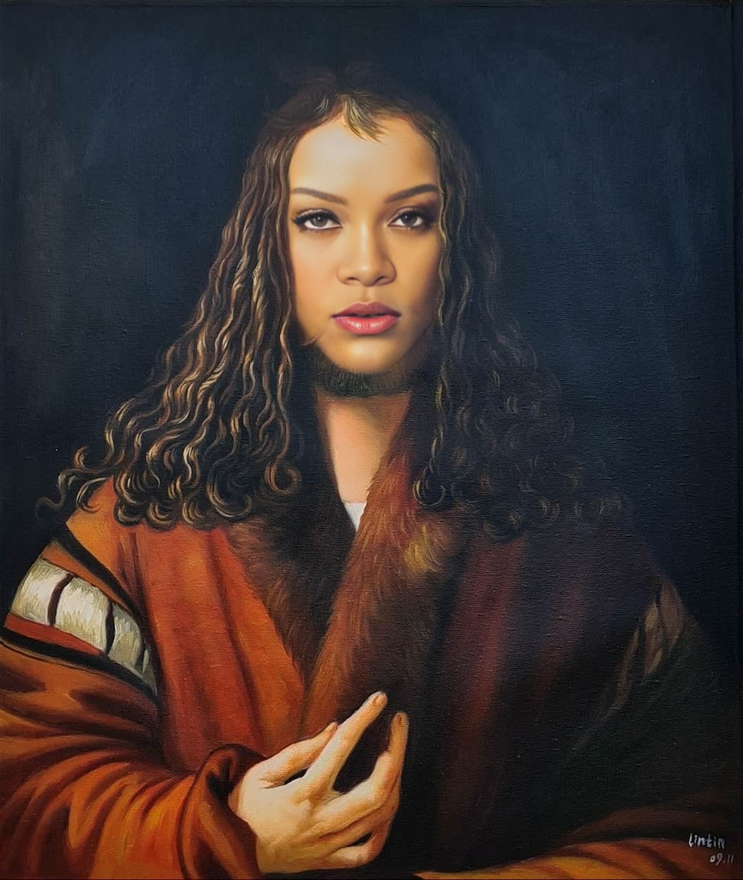 Self Portrait Albrecht Durer Oil Painting Portrait
