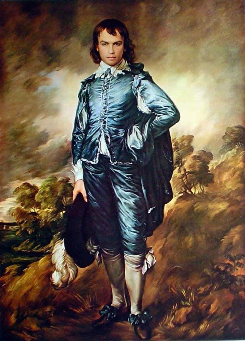 The Blue Boy Thomas Gainsborough Oil Painting Portrait