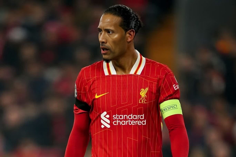 Virgil Van Dijk Liverpool Media Day Portrait