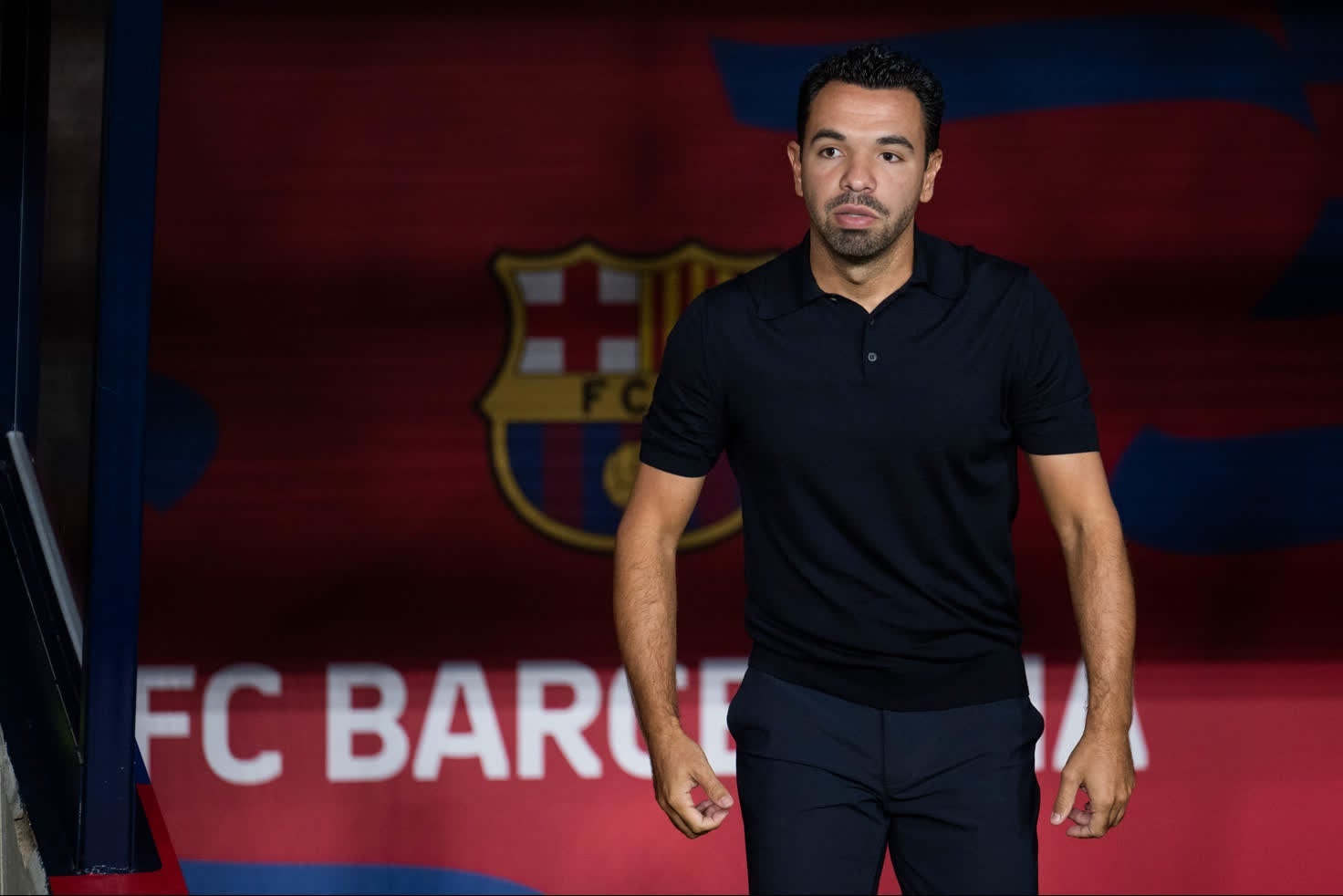 Xavi Hernandez Barcelona Manager Portrait