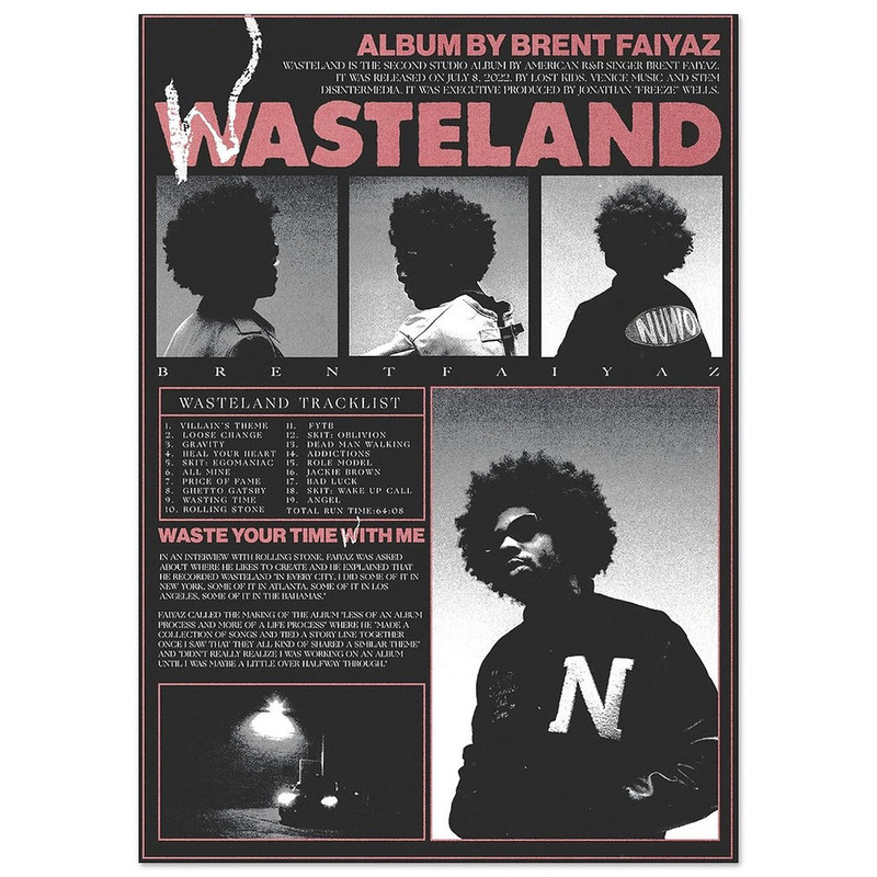 Brent Faiyaz Wasteland Press Portrait