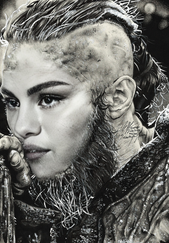 Ragnar Lothbrok Vikings Portrait