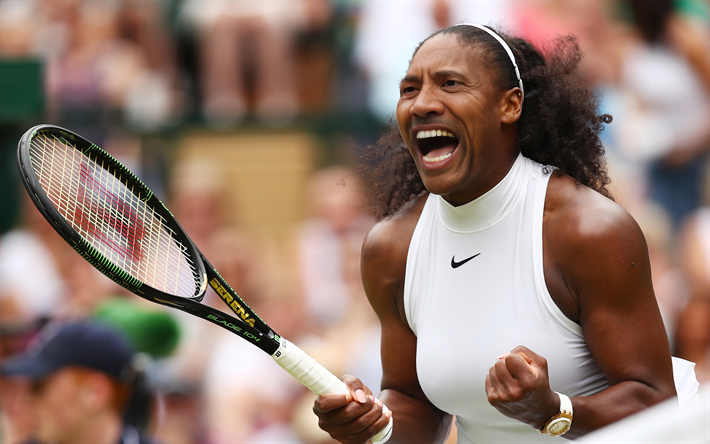 Serena Williams Tennis Press Portrait