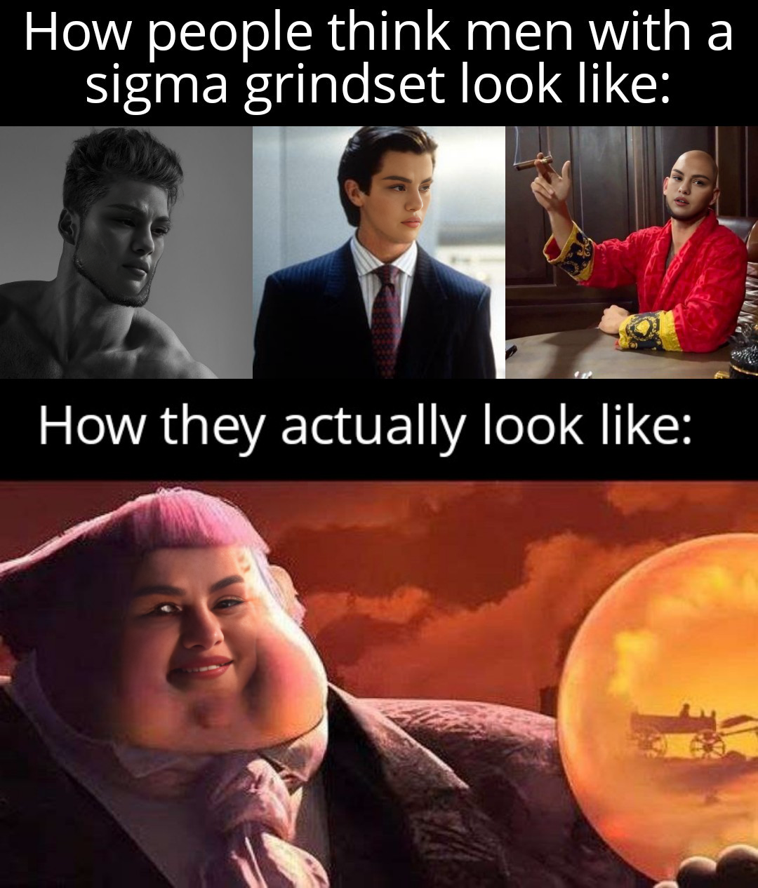 Sigma Grindset Meme Portrait
