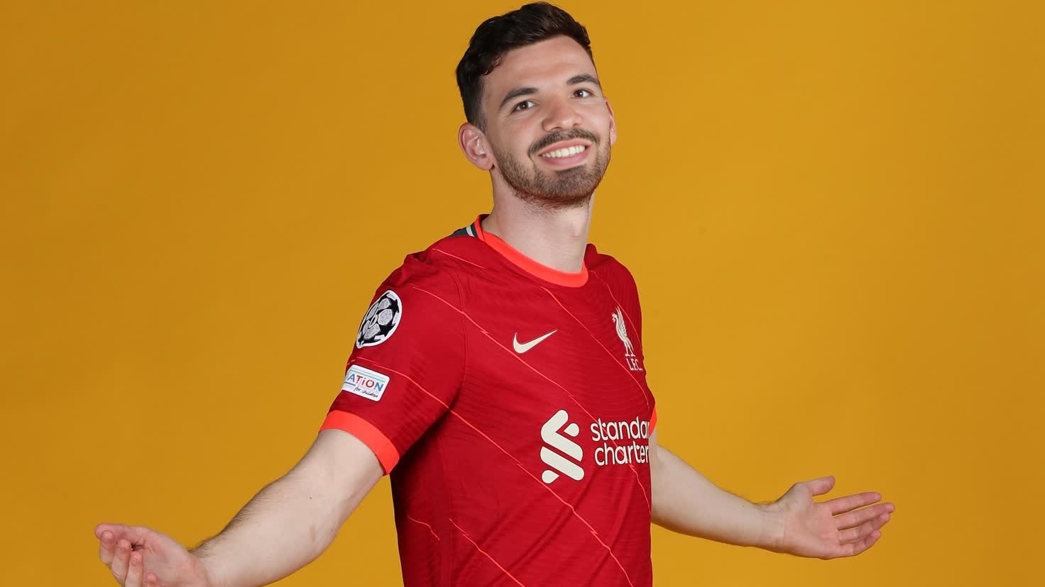 Andrew Robertson Liverpool Media Day Portrait