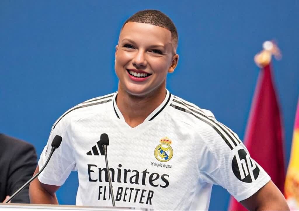 Kylian Mbappe Real Madrid Unveiling Portrait