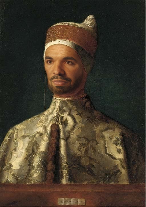 Portrait Of Doge Leonardo Loredan Giovanni Bellini Oil Painting