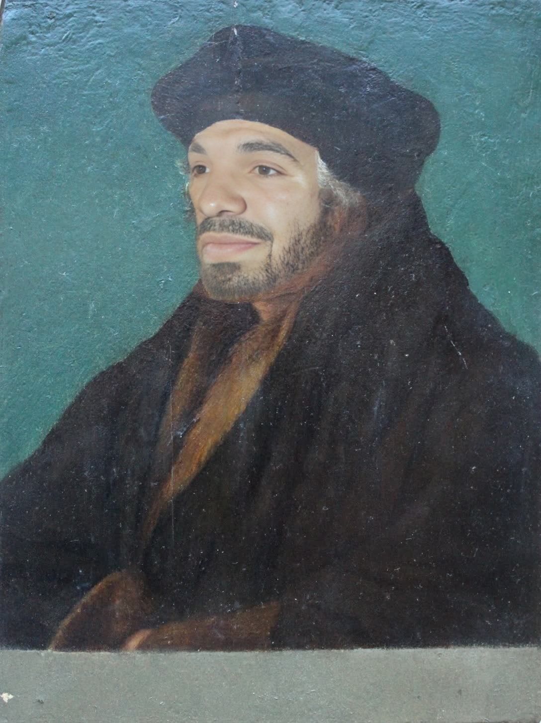 Portrait Of Erasmus Hans Holbein The Younger Oil Painting