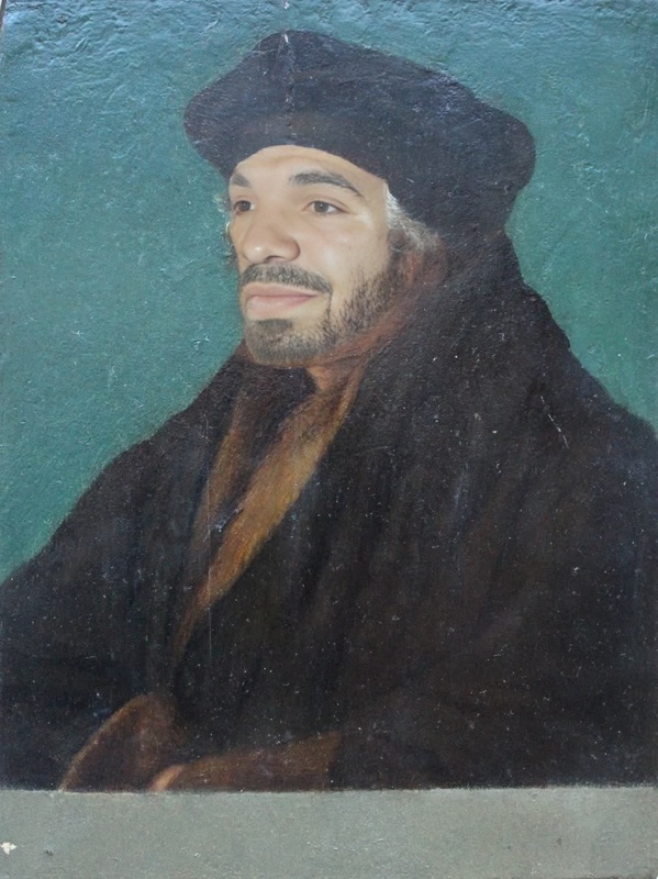 Portrait Of Erasmus Hans Holbein The Younger Oil Painting