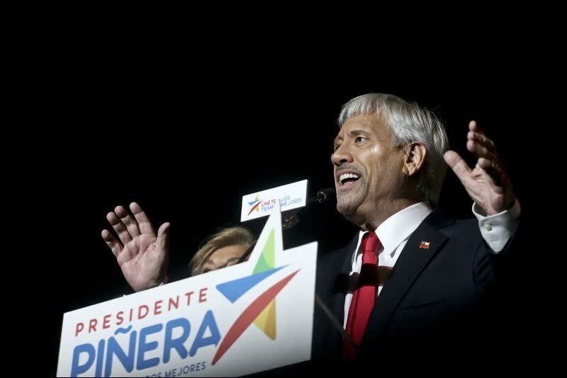 Sebastian Pinera Chile President Press Portrait