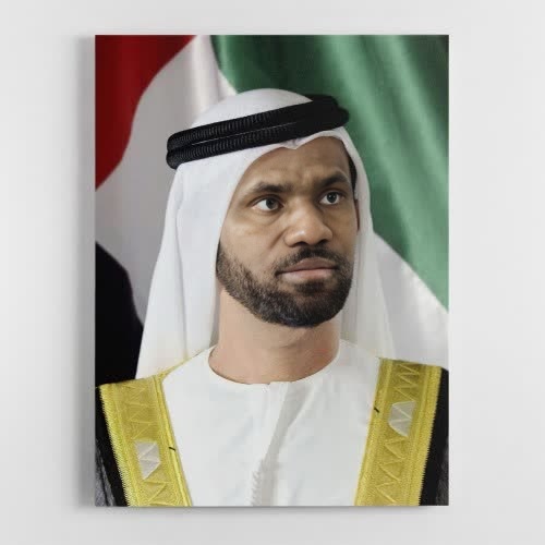 Sheikh Mohammed Bin Rashid Dubai Ruler Portrait