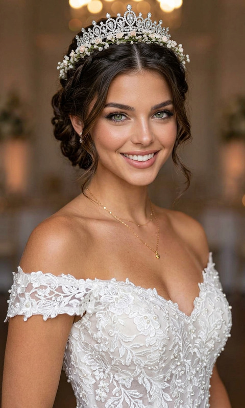 Regal Princess Bridal Updo