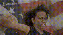 American Flag Funny Face