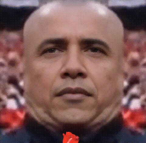 Angry Bald Man Face