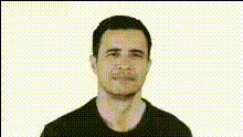 Angry Man In Black Shirt