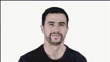 Angry Man In Black Shirt