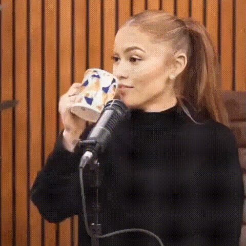 Ariana Grande Laughing Surprised