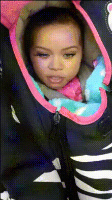 Baby Face In Blanket