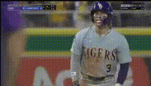 Baseball Player On Field