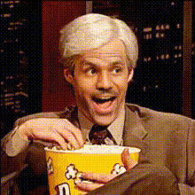 Bill Murray Eating Popcorn