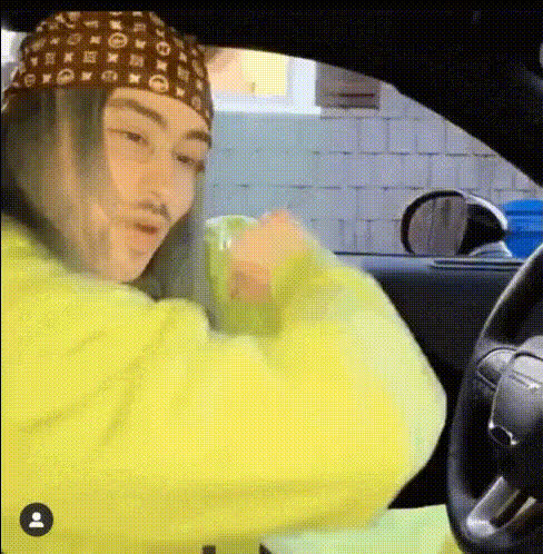 Billie Eilish Smiling In Car