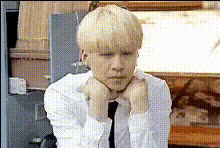 Blonde K Pop Idol Portrait