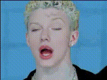 Blonde Man Funny Face