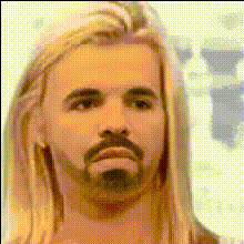 Blonde Woman Funny Face 1