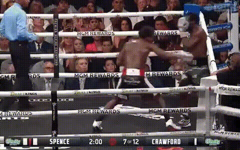 Boxer In Mid Fight