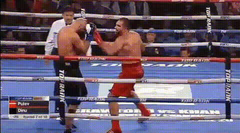 Boxer Throwing A Punch