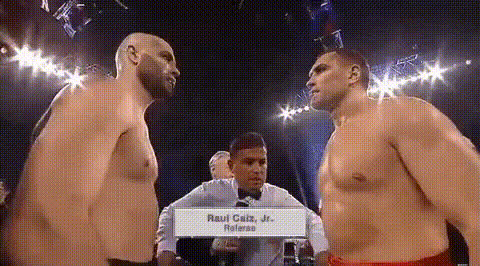 Boxers Face Off In Ring