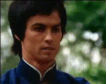 Bruce Lee Martial Arts Pose