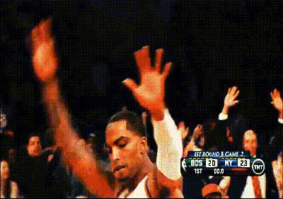 Carmelo Anthony Celebrates