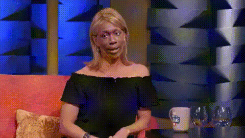 Cheryl Hines Laughing With Coffee