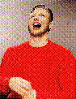 Chris Evans Laughing