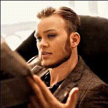 Chris Evans Reads Newspaper