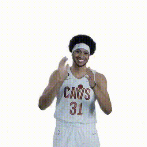 Cleveland Cavaliers Player Celebrating