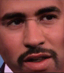 Close Up Of Mustached Man