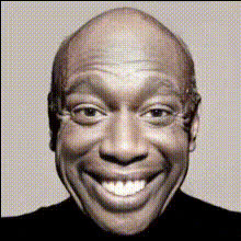 Close Up Smiling Mans Face