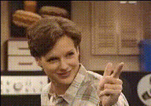 Comedian Giving Peace Sign