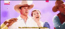 Cowboy Man And Woman
