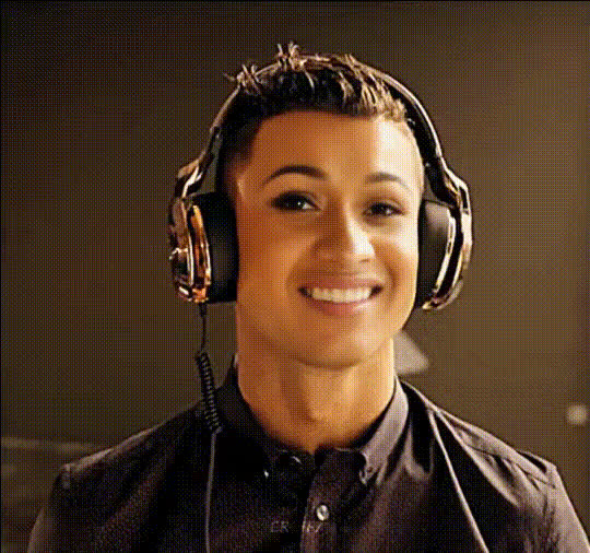 Cristiano Ronaldo Smiling With Headphones