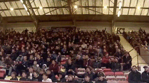 Crowd Watching A Football Match