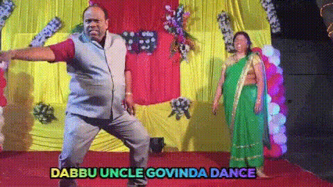 Dabbu Uncle Govinda Dancing