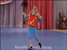Dancing Child On Stage